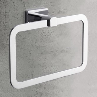 Modern Chrome Towel Ring Nameeks NCB16